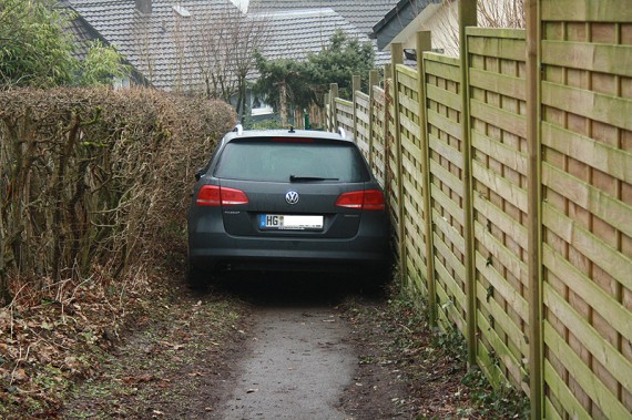 Sauber eingeparkt!